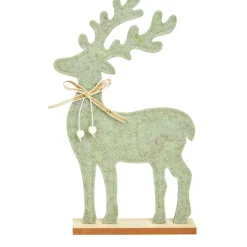 Aufsteller Hirsch Filz hellgrün
