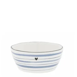 Bastion Collections Dip-Schälchen Watercolour Blue Stripes