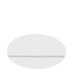 Bastion Collections Espresso Teller oval two stripes