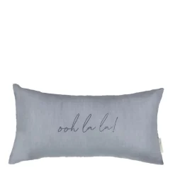 Bastion Collections Kissen Ohh la la! 35 x 70 cm grau