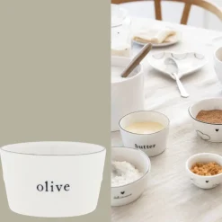 Bastion Collections Schale Olive schwarz klein