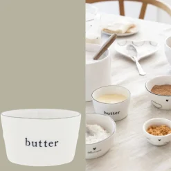 Bastion Collections Schale Butter schwarz klein