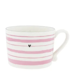 Bastion Collections Tasse Watercolour Rose Stripes