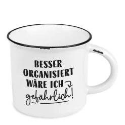 Becher Vintage Besser organisiert wäre ich gefährlich!
