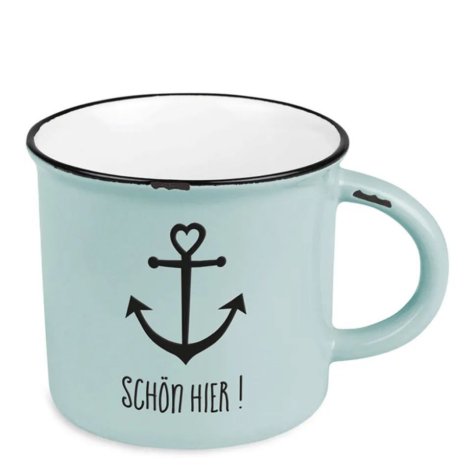 Becher Vintage Schön hier!