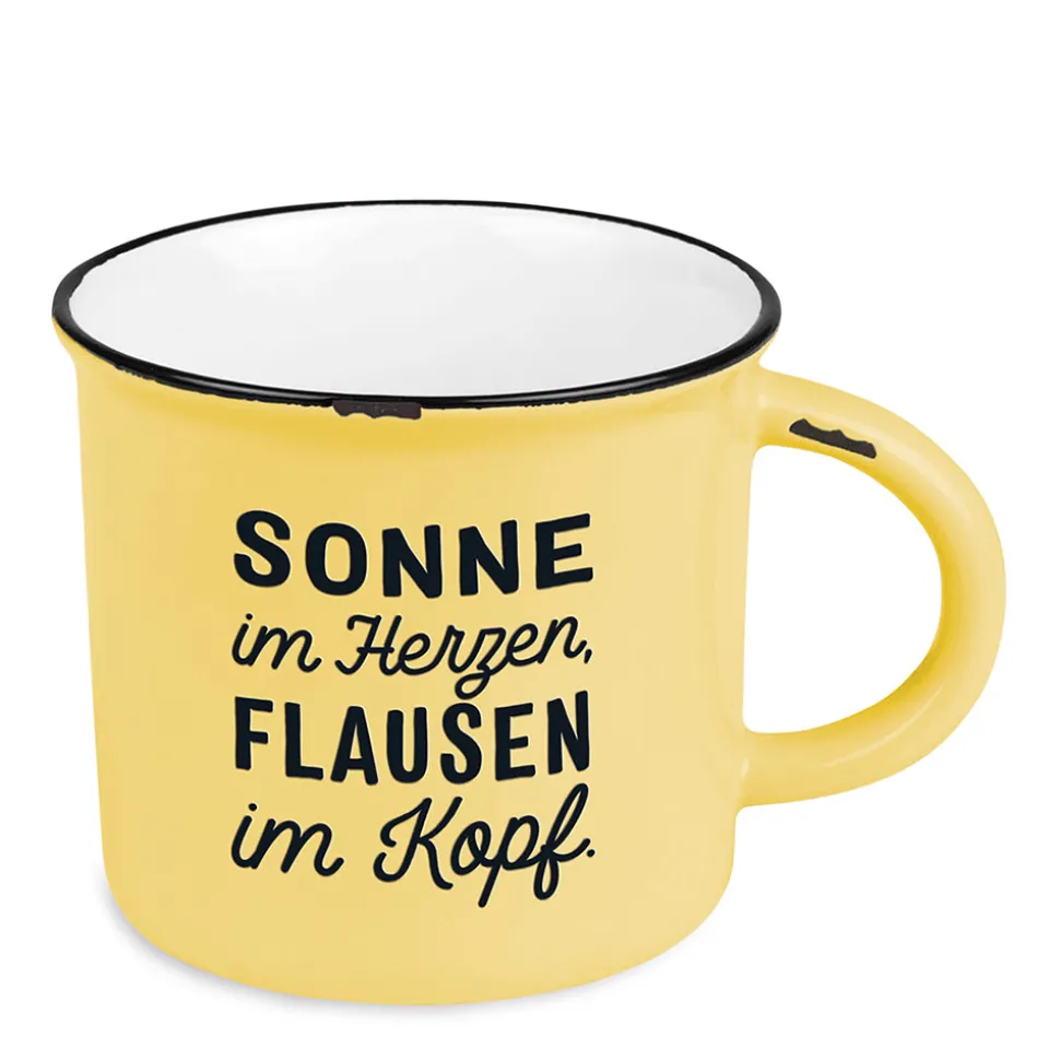 Becher Vintage Sonne im Herzen