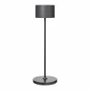 Blomus Mobile LED-Tischleuchte Farol Gunmetal