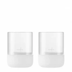 Blomus Windlicht Calma Lily White 2er-Set XS