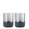 Blomus Windlicht Calma Steel Gray 2er-Set XS
