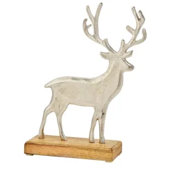 Dekoaufsteller Hirsch auf Sockel 32 cm