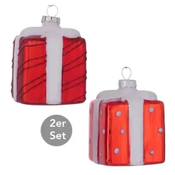 Dekohänger Geschenk 2er-Set rot