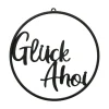 Dekohänger Glück Ahoi schwarz