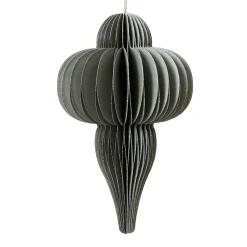 Dekohänger Tropfen graugrün 40 cm