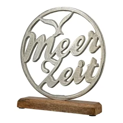 Deko-Kreis Meerzeit Aluminium