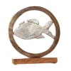 Deko-Ring Fisch Aluminium
