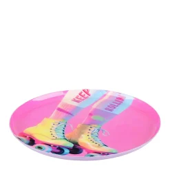 Dekotablett Rollschuhe Rosa 13 cm