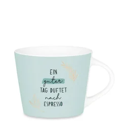 Espresso-Tasse Ein guter Tag Blaugrün