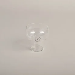 Eulenschnitt Bubble Glas Herz
