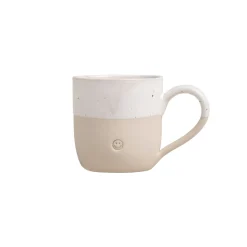Eulenschnitt Cappuccino-Tasse Smiley