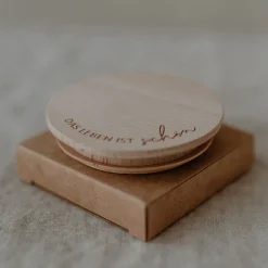 Eulenschnitt Deckel für Karaffe Das Leben ist schön