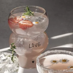 Eulenschnitt Double Bubble Glas Love