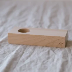 Eulenschnitt Eierbecher Herzchen