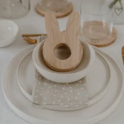 Eulenschnitt Eierbecher Hase