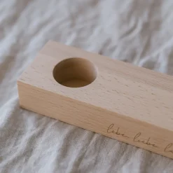 Eulenschnitt Eierbecher Lebe Liebe Lache