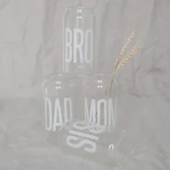 Eulenschnitt Hohes Trinkglas Dad