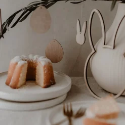 Eulenschnitt Holzhänger Eier 8er-Set naturfarben