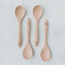 Eulenschnitt Holzlöffel Ostern im 4er Set