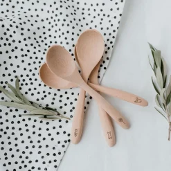 Eulenschnitt Holzlöffel Ostern im 4er Set