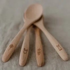 Eulenschnitt Holzlöffel Ostern im 4er Set