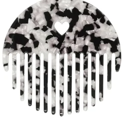 Eulenschnitt Kamm Herz Panda