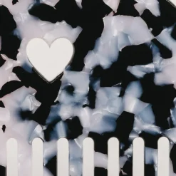 Eulenschnitt Kamm Herz Panda