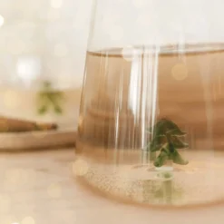 Eulenschnitt Karaffe Tannenfigur