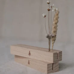 Eulenschnitt Karten- und Trockenblumenständer Tanne 2er-Set 12 cm