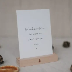 Eulenschnitt Karten- und Trockenblumenständer Tanne 2er-Set 12 cm