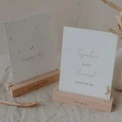 Eulenschnitt Karten- und Trockenblumenständer Mama 2er-Set 12 cm