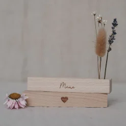 Eulenschnitt Karten- und Trockenblumenständer Mama 2er-Set 12 cm