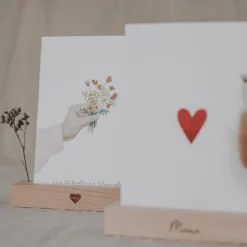 Eulenschnitt Karten- und Trockenblumenständer Mama 2er-Set 12 cm