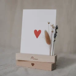 Eulenschnitt Karten- und Trockenblumenständer Mama 2er-Set 12 cm