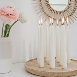 Eulenschnitt Kerzenbrett aus Eiche