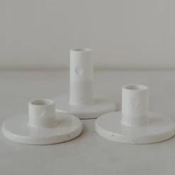 Eulenschnitt Kerzenständer Herz groß