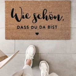 Eulenschnitt Kokos Fußmatte Wie schön