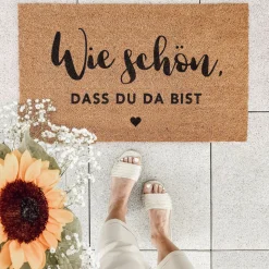 Eulenschnitt Kokos Fußmatte Wie schön