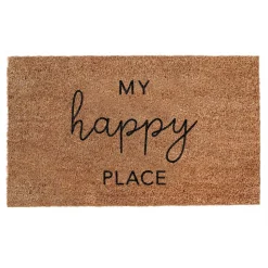 Eulenschnitt Kokos Fußmatte My happy Place