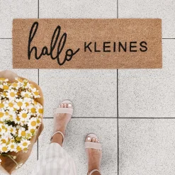 Eulenschnitt Kokos Fußmatte Hallo Kleines klein