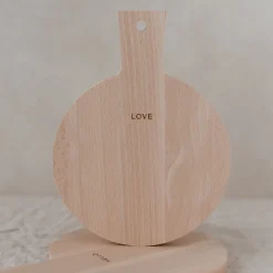 Eulenschnitt Mini-Schneidebretter Hello & Love Buche 2er-Set