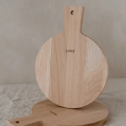 Eulenschnitt Mini-Schneidebretter Hello & Love Eiche 2er-Set